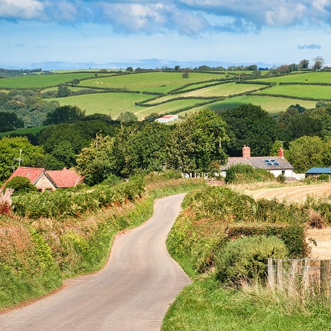 Explore East Devon from the charming village of Musbury