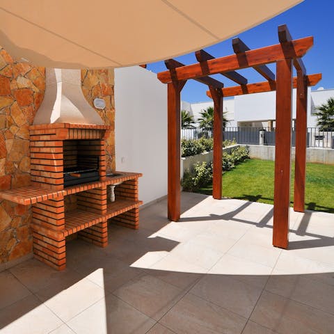 Barbecue to your heart's content out in the garden