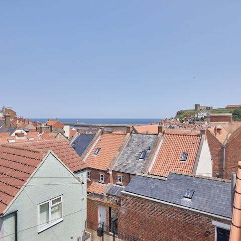 Enjoy the views out to sea
