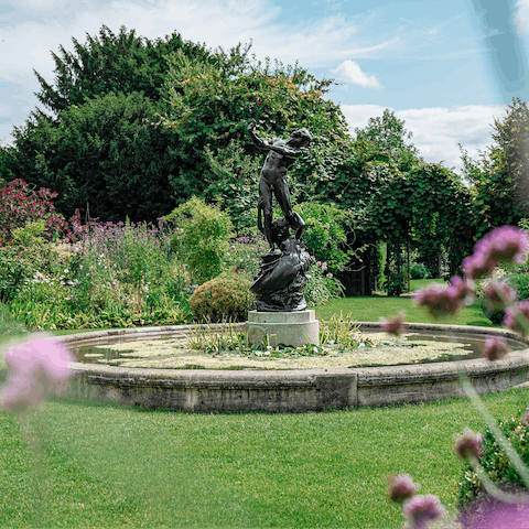 Stretch your legs with a stroll around Regent's Park, twelve minutes away