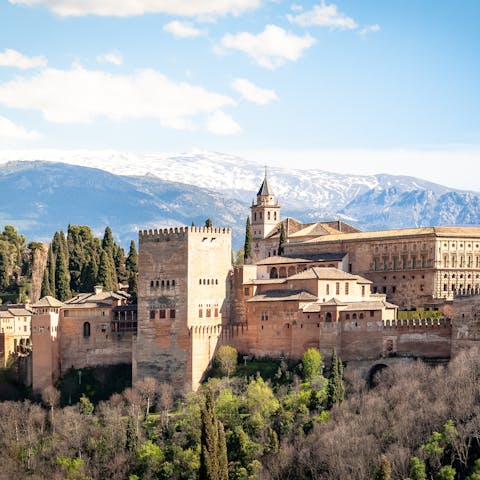 Take the thirty-minute drive into Granada and visit the Alhambra
