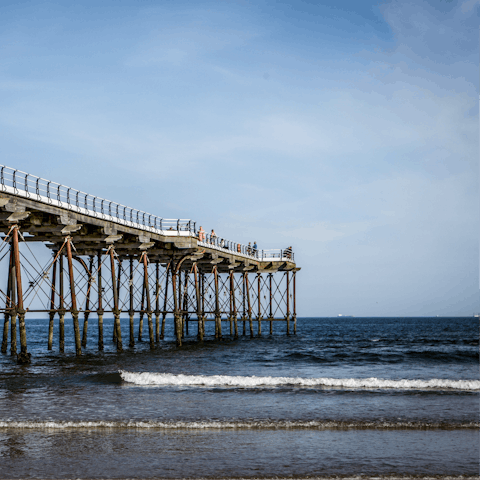 Stay in Carlin How, just a short drive from the coastal resort of Saltburn-by-the-Sea
