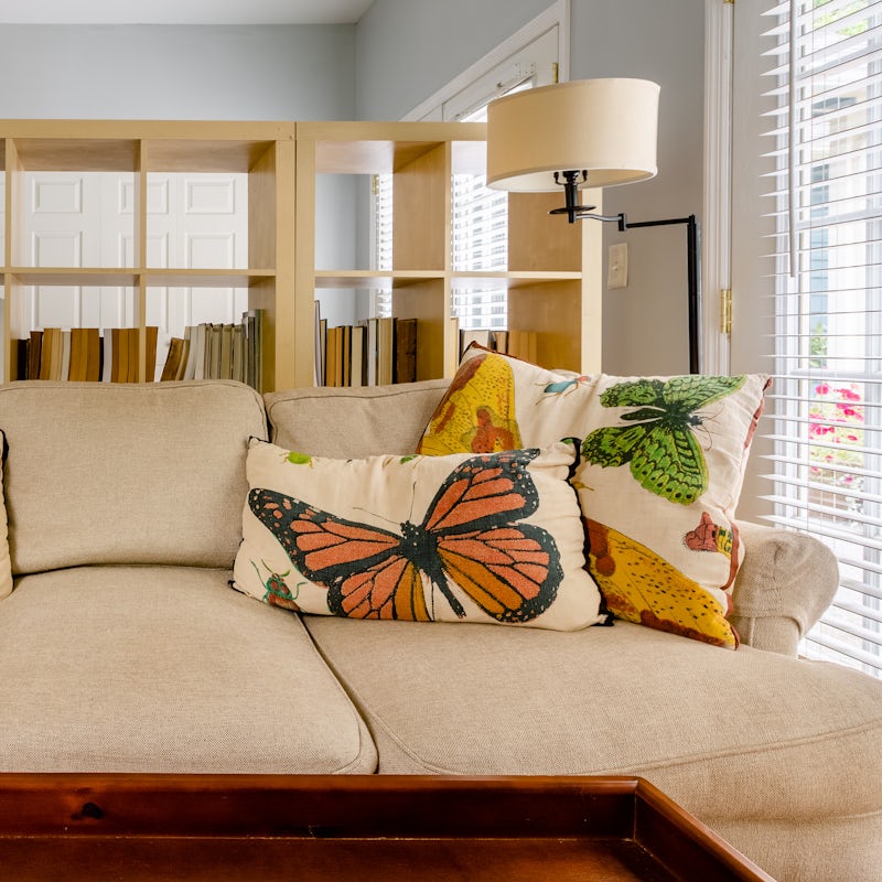 Curl up in the cosy living area with a good book you'd have picked up in the home library