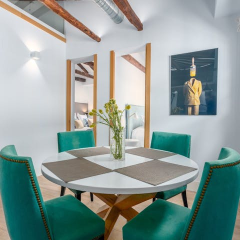 Hatch out the day's plans over lazy breakfasts here