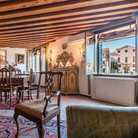 Soak up the historical importance of this seventeenth-century palazzo