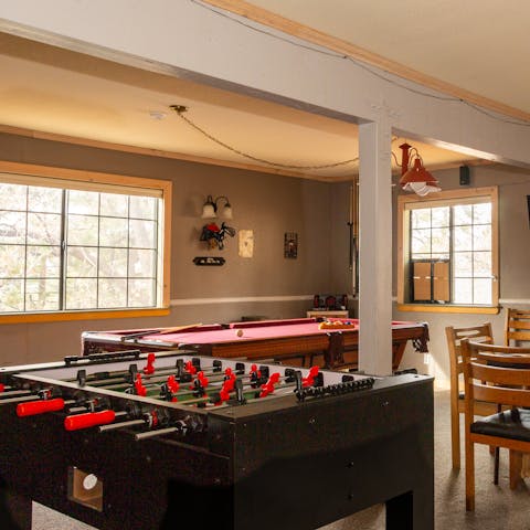 Make the most of the games room