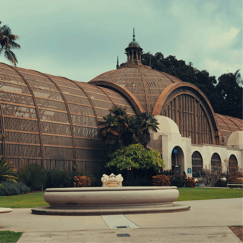 Walk to Balboa Park in just twenty minutes