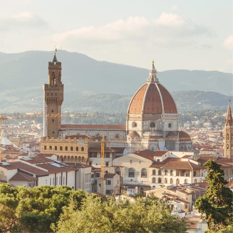 Take the short drive to Florence for a day of sightseeing