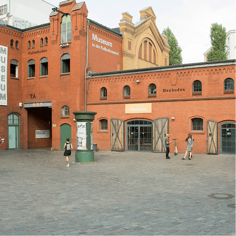 Check Kulturbrauerei's schedule to see what's happening during your stay and stroll over in twenty minutes