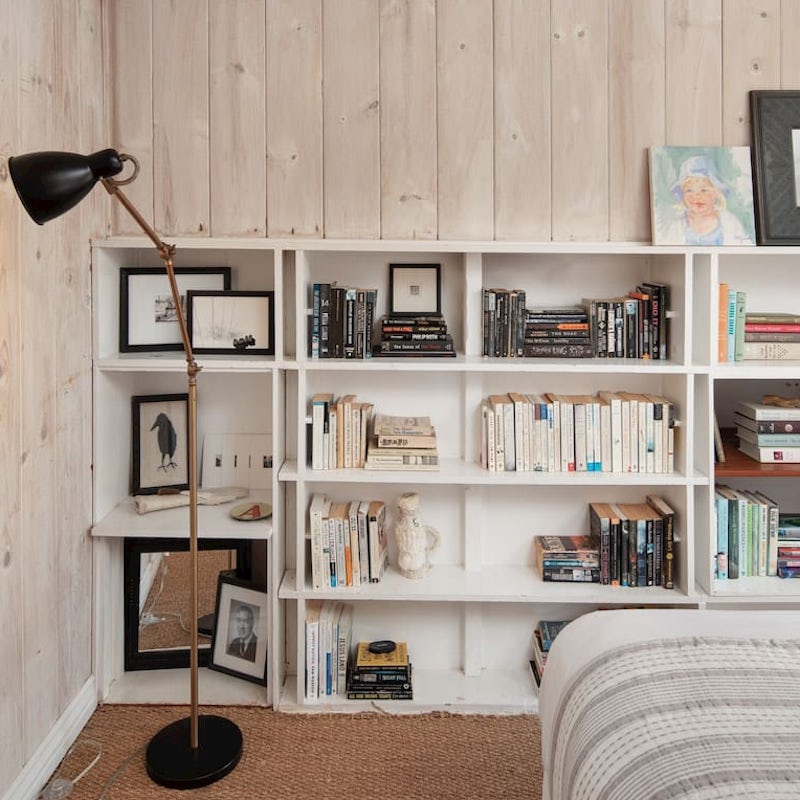 Pick a book from the extensive collection for bedtime reading