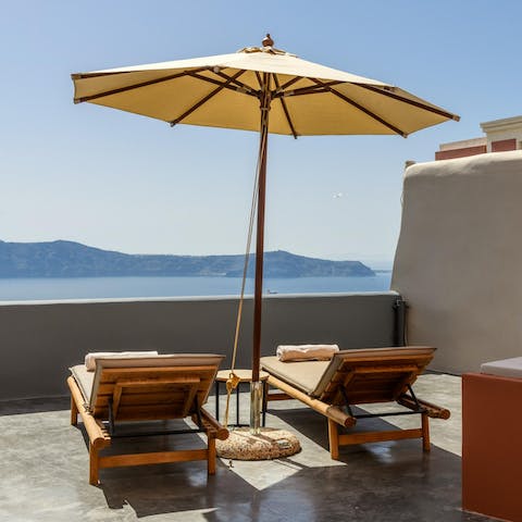 Bask in the sun as you overlook the beautiful ocean views