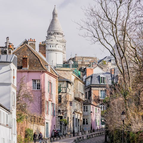 Have a stroll over to Montmartre and the Sacré-Cœur Basilica