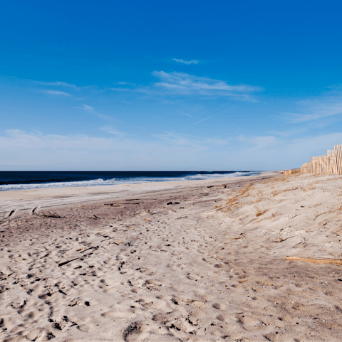 Enjoy the beautiful Gerard Drive beach situated a three-minute walk away