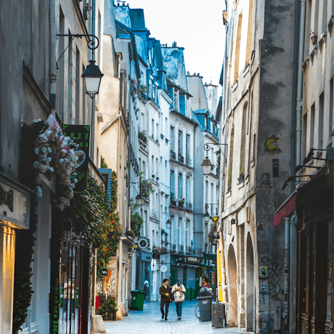 Explore bustling Le Marais, one of the coolest areas in Paris