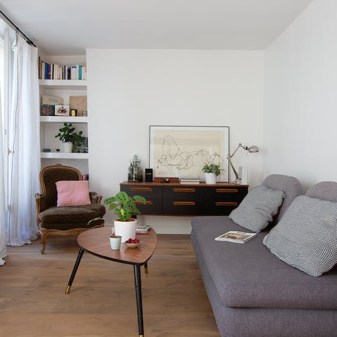 The Scandi-inspired living room
