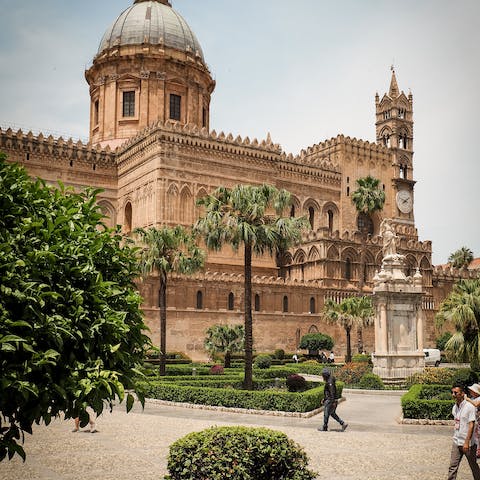 Admire the stunning buildings, such as the cathedral