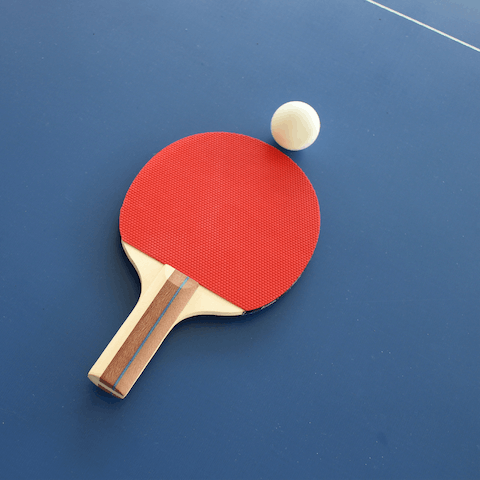 Play a spot of table tennis in the cool air-conditioned interior 