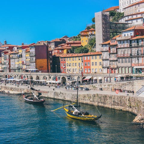Take a ten-minute wander down to the Douro River