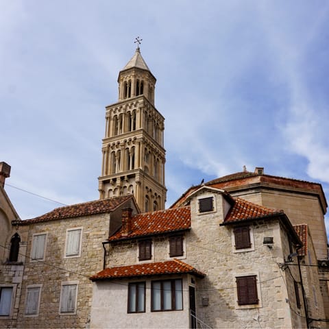 Pay a visit to Diocletian's Palace in the middle of Split's Old Town, only twenty minutes' walk away