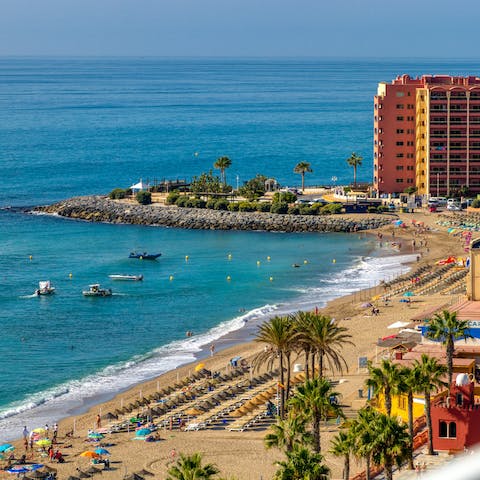 Visit the beach of Benalmádena, located just a stone's throw away, and enjoy sea-swimming and sunbathing
