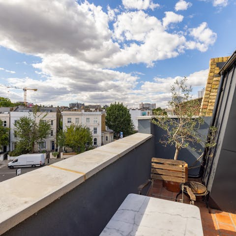 Get to know the neighbourhood from your spacious private balcony