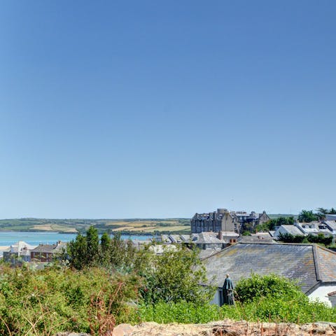 Take a five minute stroll down to Padstow and its historic harbour