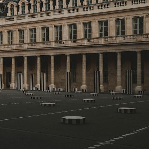 Visit the beautiful Palais Royal – it's within walking distance of this apartment