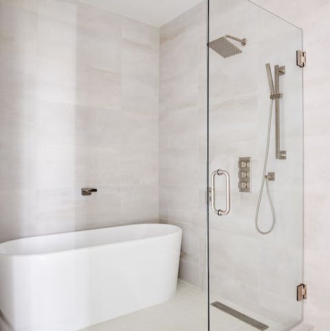 Treat yourself to a long soak in the tub after a day of sightseeing