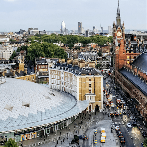 Wander around the architectural beauty of Kings Cross