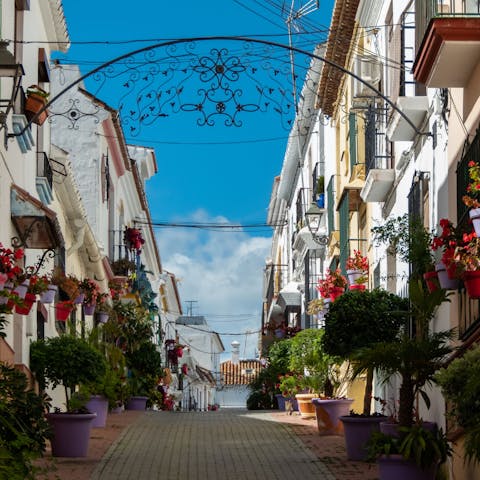 Get lost exploring the charming streets in Centro Histórico – it's a ten-minute walk away