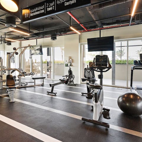 Let off some steam in the gym – a perfect tonic after a day of business