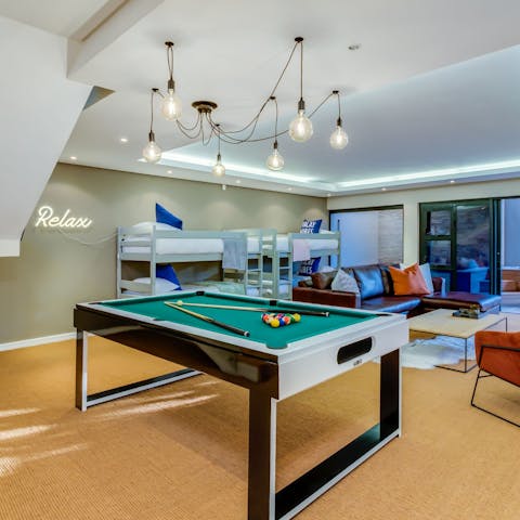 Let the kids hang out in the dedicated games room