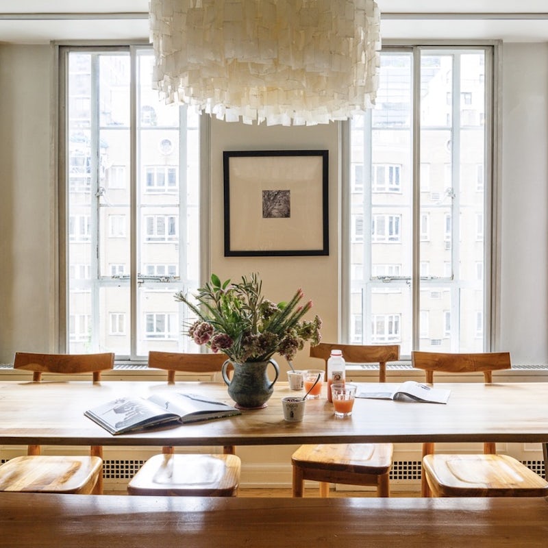 The impressive family dining table