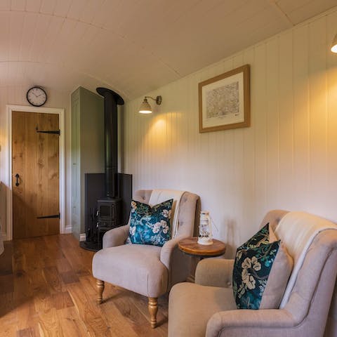 Light the fire and spend cosy nights in this idyllic sanctuary