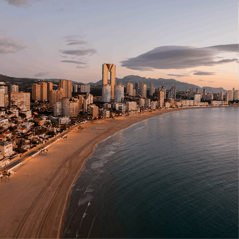 Spend your days at Cala Moraig beach – it's less than 3km away