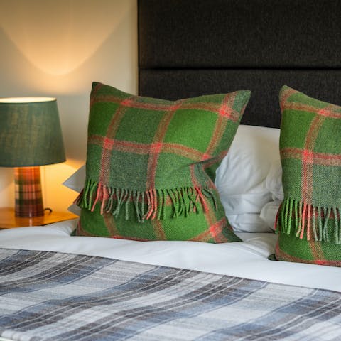 Admire the cosy furnishings, made by Scottish designer ANTA