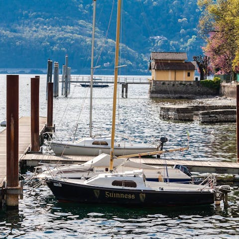 Hire a boat for the day to explore the little villages dotted along the lake's shores