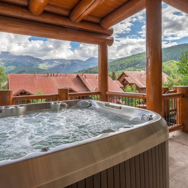Enjoy a decadent hot tub all to yourself