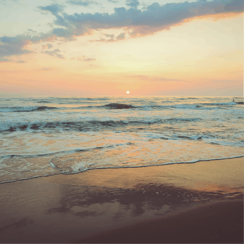 Spend the afternoon catching waves at Petitenget beach