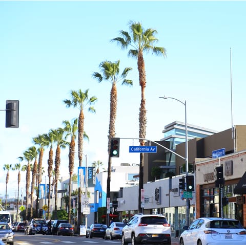 Drive three minutes to Abbot Kinney Boulevard to shop, dine and explore the galleries