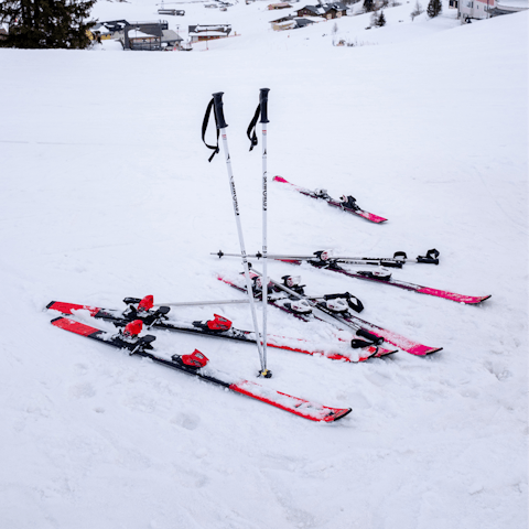 Test your mettle on the ski slopes, only minutes away