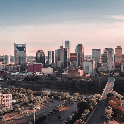 Explore the sights of downtown Nashville