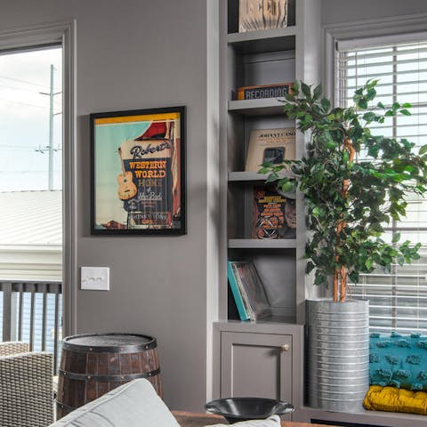 Admire the country and western details dotted around the home