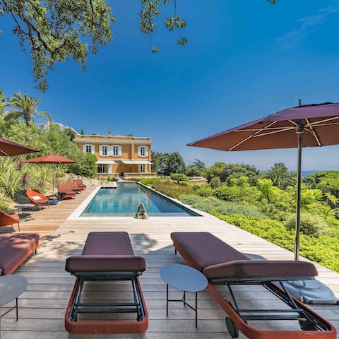 Take a dip in the infinity pool