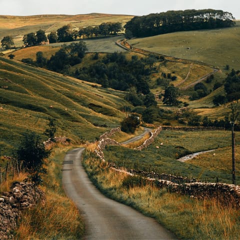 Pull on your hiking boots and ramble through the undulating North Yorkshire countryside that surrounds your