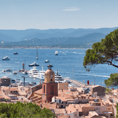 Take the short drive into the heart of Saint-Tropez