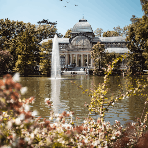 Wander through the picturesque parks