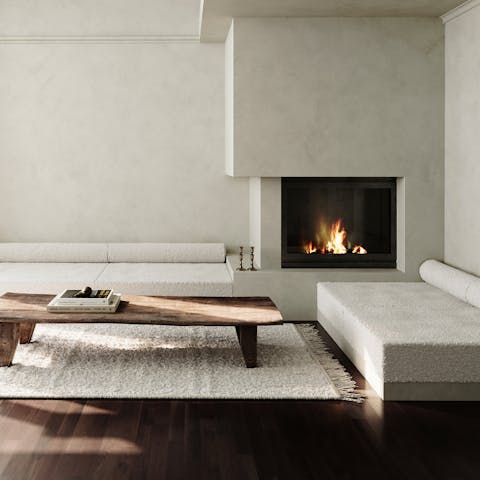 Wind down with cosy evenings relaxing by the fire