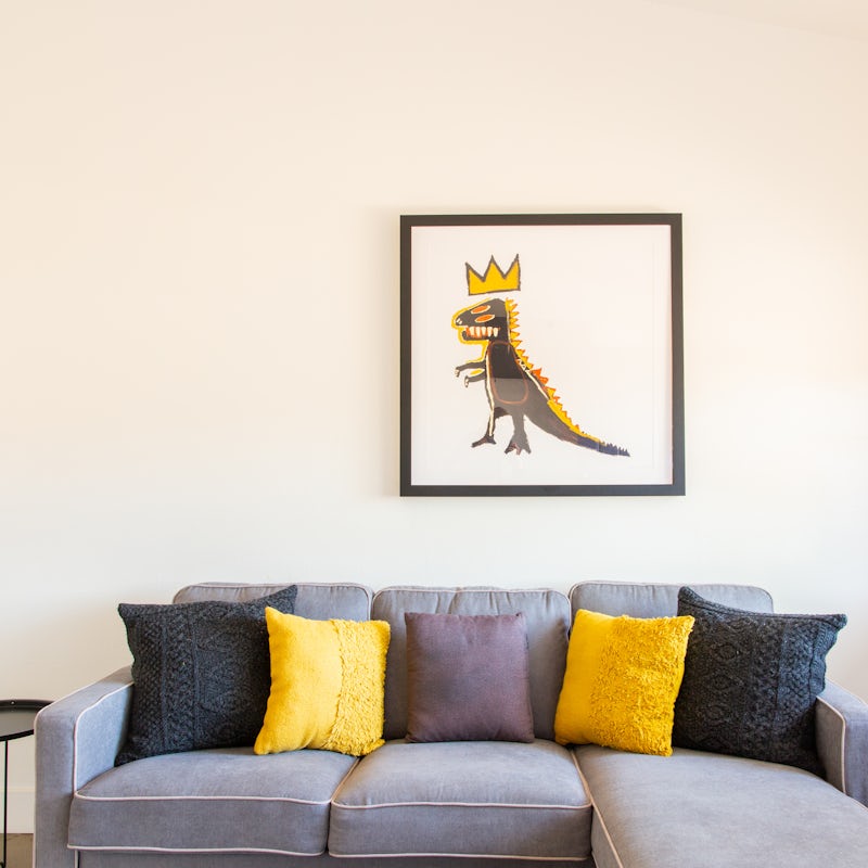 Escape the group and sink into the comfy sofa in one of three homes