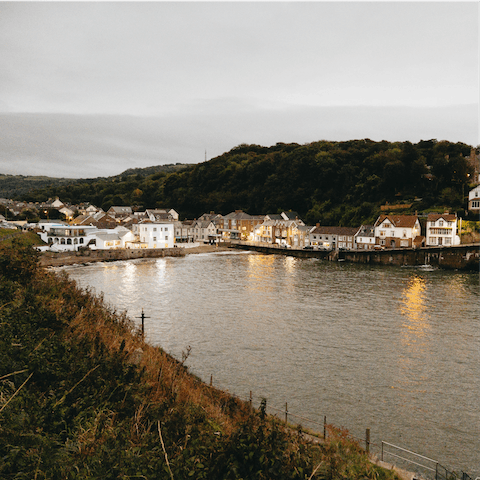 Try your hand at kayaking at Combe Martin beach